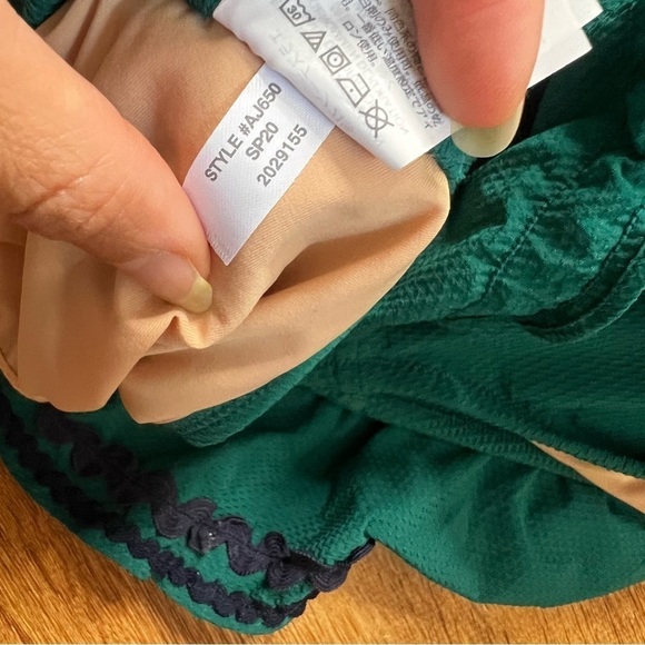 J Crew One-shoulder ruffle one-piece swimsuit with rickrack bodysuit - Picture 7 of 11